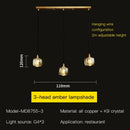 GobekUsa Elegant Rotating Staircase Pendant Lamp with Double Hollow Design