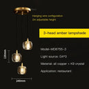 GobekUsa Elegant Rotating Staircase Pendant Lamp with Double Hollow Design
