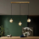 GobekUsa Elegant Rotating Staircase Pendant Lamp with Double Hollow Design
