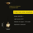 GobekUsa Elegant Rotating Staircase Pendant Lamp with Double Hollow Design