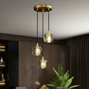 GobekUsa Elegant Rotating Staircase Pendant Lamp with Double Hollow Design