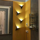 GobekUsa Elegant Triangular LED Wall Lamp for Bedroom Study Hotel Room