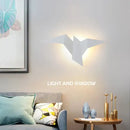 GobekUsa Elegant Triangular LED Wall Lamp for Bedroom Study Hotel Room