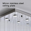 GobekUsa Glass Stone Chandeliers: Modern Luxury LED Pendant Lights for Dining Room Art Decor
