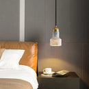 GobekUsa Emerald-Green LED Pendant Lamp for Dining Living Room Loft Bar Bedside