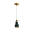 GobekUsa Emerald-Green LED Pendant Lamp for Dining Living Room Loft Bar Bedside