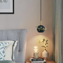 GobekUsa Emerald-Green Marble LED Pendant Lamp for Modern Spaces