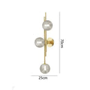 GobekUsa Green White Glass Ball Wall Lamps Nordic Home Decor Bedside Sconce Gold Light Fixtures