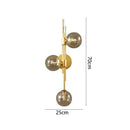 GobekUsa Green White Glass Ball Wall Lamps Nordic Home Decor Bedside Sconce Gold Light Fixtures