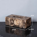 GobekUsa Emperador Dark Marble Bathroom Set: Toothbrush Holder, Soap Dish, Soap Dispenser
