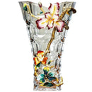 GobekUsa Crystal Glass Vase: Modern Light Luxury Enamel Living Room Decor