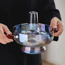 GobekUsa Glass Hotpot: Thickened Heat-Resistant Crystal Pot for Home, Camping, Steaming & Boiling