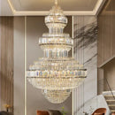 GobekUsa Crystal Villa Chandelier Pendant - Modern European Style Luxury Hotel Lobby Light