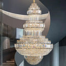 GobekUsa Crystal Villa Chandelier Pendant - Modern European Style Luxury Hotel Lobby Light