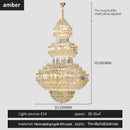 GobekUsa Crystal Villa Chandelier Pendant - Modern European Style Luxury Hotel Lobby Light