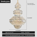 GobekUsa Crystal Villa Chandelier Pendant - Modern European Style Luxury Hotel Lobby Light