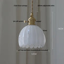 GobekUsa Clear Glass Pendant Lamp with Knob Switch for Modern Minimalist Decor