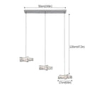 GobekUsa Crystal Stars LED Pendant Chandelier for Modern Living Dining Room Decor