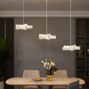 GobekUsa Crystal Stars LED Pendant Chandelier for Modern Living Dining Room Decor