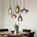 GobekUsa Glass Pendant Lights for Home Art Decor and Coffee Bar, Nordic Style Kitchen Island Lighting.