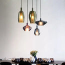 GobekUsa Glass Pendant Lights for Home Art Decor and Coffee Bar, Nordic Style Kitchen Island Lighting.
