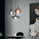 GobekUsa Glass Pendant Lights for Home Art Decor and Coffee Bar, Nordic Style Kitchen Island Lighting.