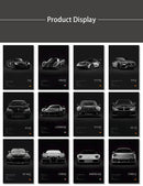 GobekUsa Modern Famous Cars Canvas Wall Art Print - Unframed