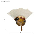 GobekUsa Modern Gold LED Wall Sconce Lamp with Bubble Crystal Accent for Bedroom