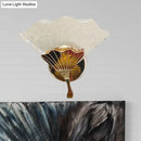 GobekUsa Modern Gold LED Wall Sconce Lamp with Bubble Crystal Accent for Bedroom