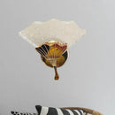 GobekUsa Modern Gold LED Wall Sconce Lamp with Bubble Crystal Accent for Bedroom