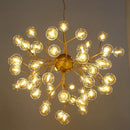 GobekUsa Heracleum Firefly Glass Round Ball Chandelier - Luxury Staircase Dining Room Lighting