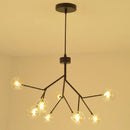 GobekUsa Heracleum Firefly Glass Round Ball Chandelier - Luxury Staircase Dining Room Lighting
