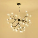 GobekUsa Heracleum Firefly Glass Round Ball Chandelier - Luxury Staircase Dining Room Lighting