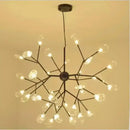 GobekUsa Heracleum Firefly Glass Round Ball Chandelier - Luxury Staircase Dining Room Lighting