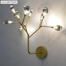 GobekUsa Modern firefly Tree Branch LED Wall Light for Bedroom Study Room