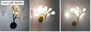 GobekUsa Modern firefly Tree Branch LED Wall Light for Bedroom Study Room