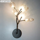 GobekUsa Modern firefly Tree Branch LED Wall Light for Bedroom Study Room