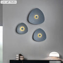GobekUsa Modern Flaky Sconce Light: 7"/9"/11" Acrylic LED Wall Mounted Fixture in Grey/White