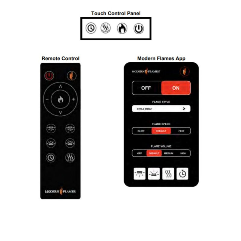 Modern Flames Orion Traditional 42" Heliovision Electric Fireplace [OR42-TRAD] (SAK83765)