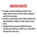 Modern Flames Landscape Pro Multi 120” Linear Multi-Sided Electric Fireplace [LPM-12016V2] (SAK32876)