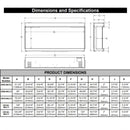 Modern Flames Orion Multi 76" Heliovision Built-In Electric Fireplace [OR76-MULTI] (SAK93726)