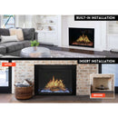 Modern Flames Orion Traditional 26-Inch Heliovision Electric Fireplace [OR26-TRAD] (SAK51873)