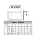 Modern Flames Orion Traditional 54-Inch Heliovision Electric Fireplace [OR54-TRAD] (SAK74620)