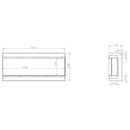 Modern Flames Redstone 30-Inch Built-In Traditional Electric Fireplace [RS-3021] (SAK84729)