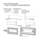 Modern Flames Landscape Pro Multi 120” Linear Multi-Sided Electric Fireplace [LPM-12016V2] (SAK32876)