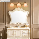 GobekUsa Modern Floral Wall Sconce with Amber Glass, Brass Finish, 2/3 Bulbs - 16.5"/24.5" W