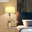 GobekUsa Modern Flush Wall Sconce with Half-Empire Shade - 1 Head Bedroom Spotlight Wall Lamp for Reading - Black/Beige/White