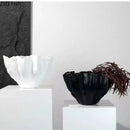 GobekUsa Black Resin Bud Vase Modern Room Decor Flowers Arrangement Desk Vase
