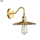 GobekUsa Adjustable Copper Wall Sconce Edison Lamp LED - Modern Bedroom Bathroom Light