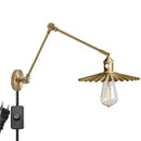 GobekUsa Adjustable Copper Wall Sconce Edison Lamp LED - Modern Bedroom Bathroom Light